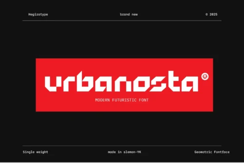 modern futuristic font