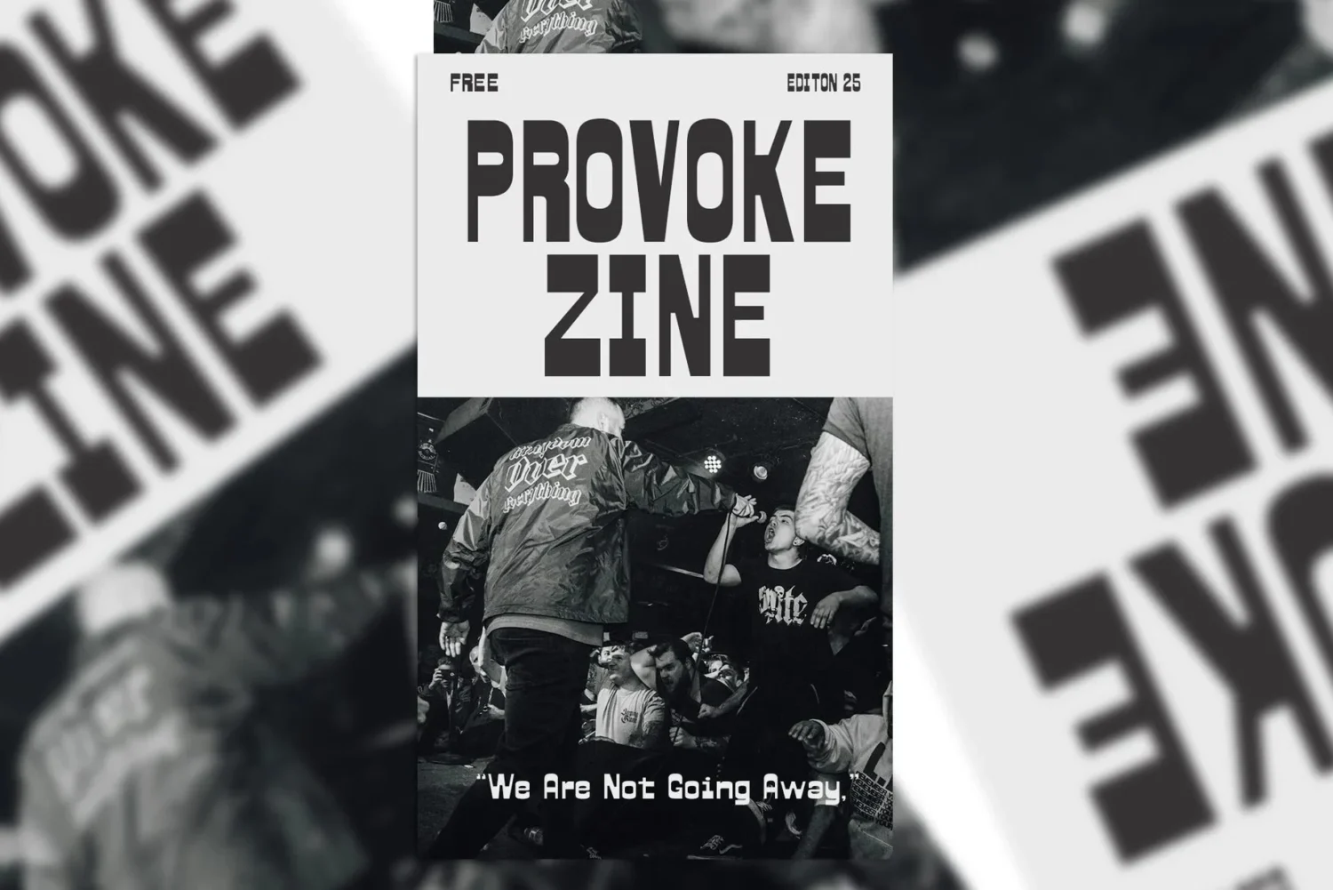 striking reverse contrast display font