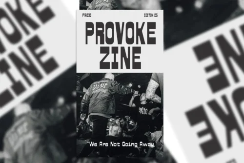 striking reverse contrast display font