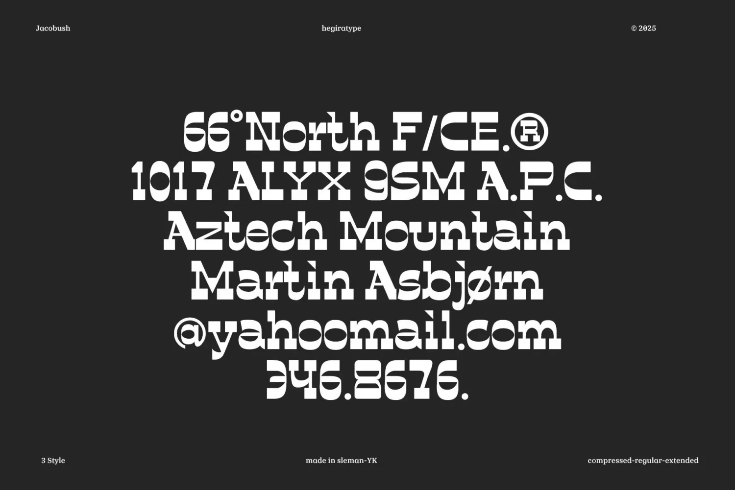 vintage display font